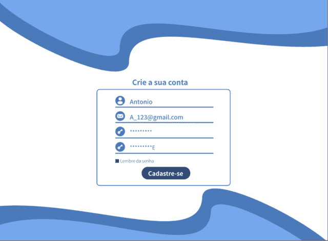 AllergyTrack App Login page