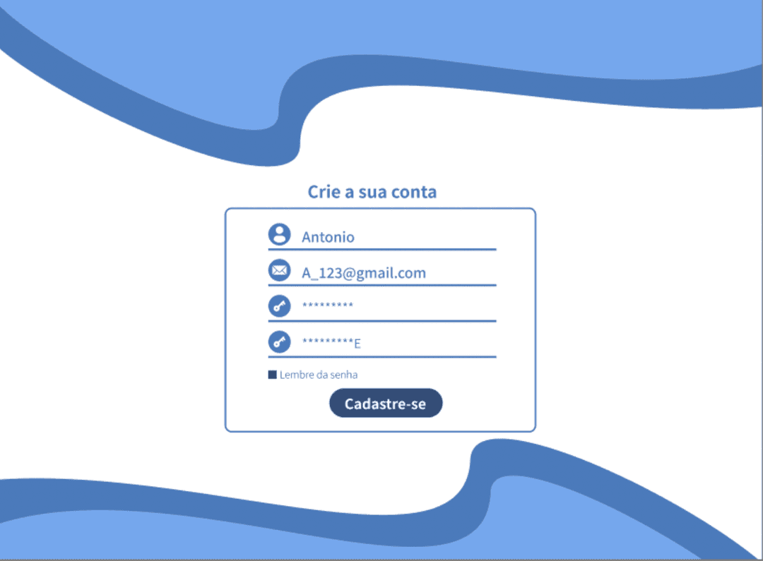 AllergyTrack App Login page